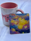Starts acrylic coaster