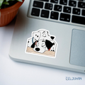 101 dog sticker