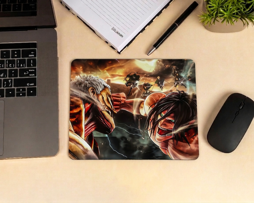 Attack on titans mouse pad