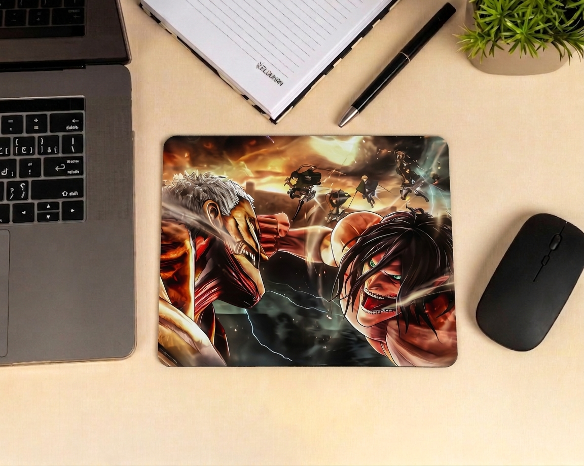 Attack on titans mouse pad