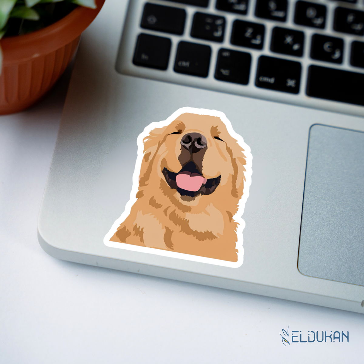 Belly the dog sticker