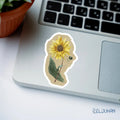 Vintage Sunflower Sticker