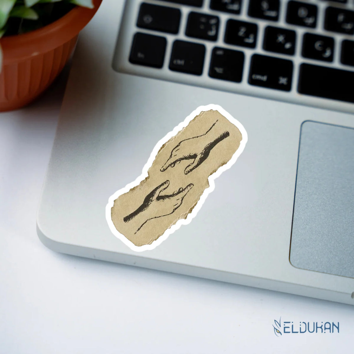 Vintage Hands Sticker