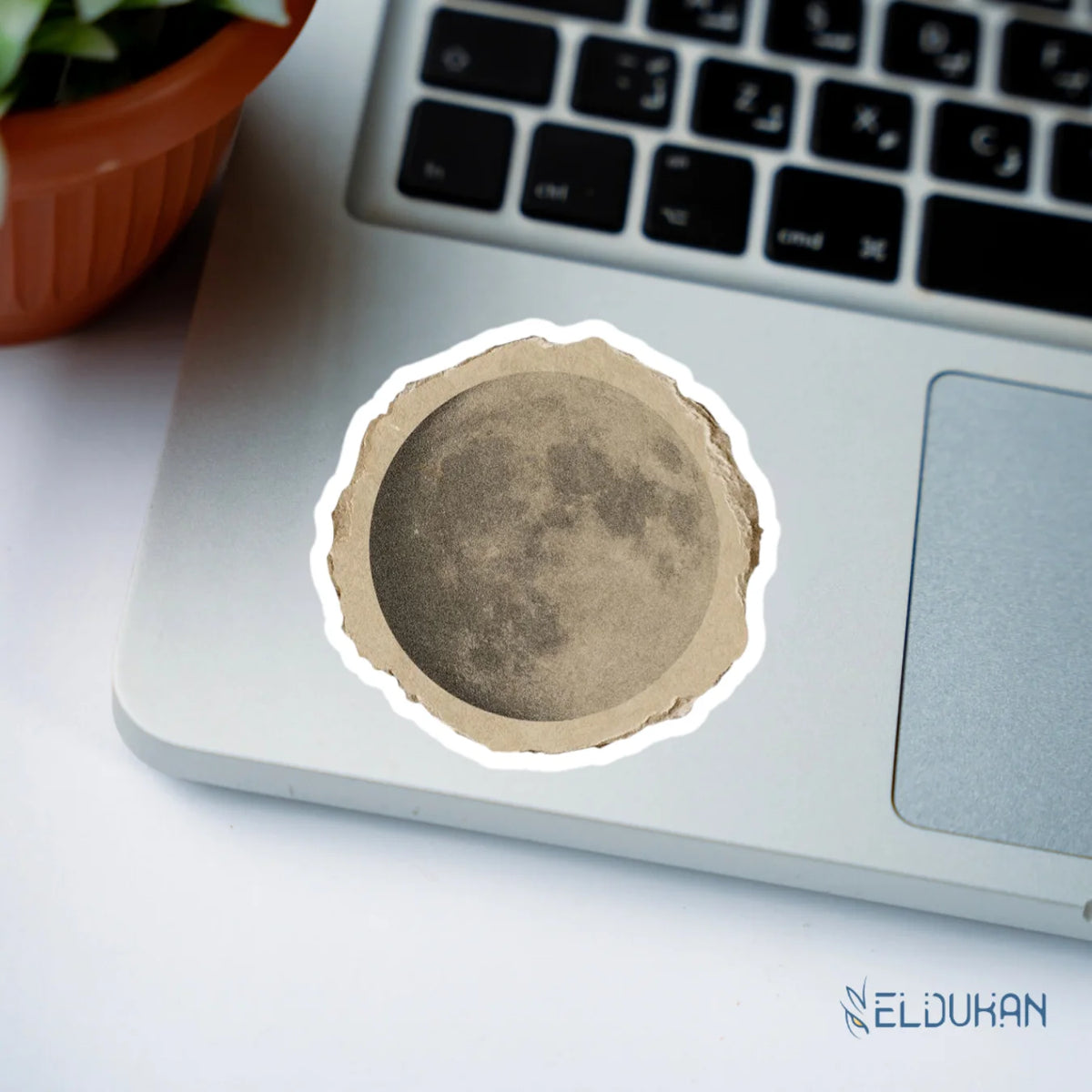 Vintage Moon Sticker