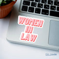 Women In Law Sticker