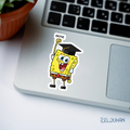 Graduated spongebob v2 sticker