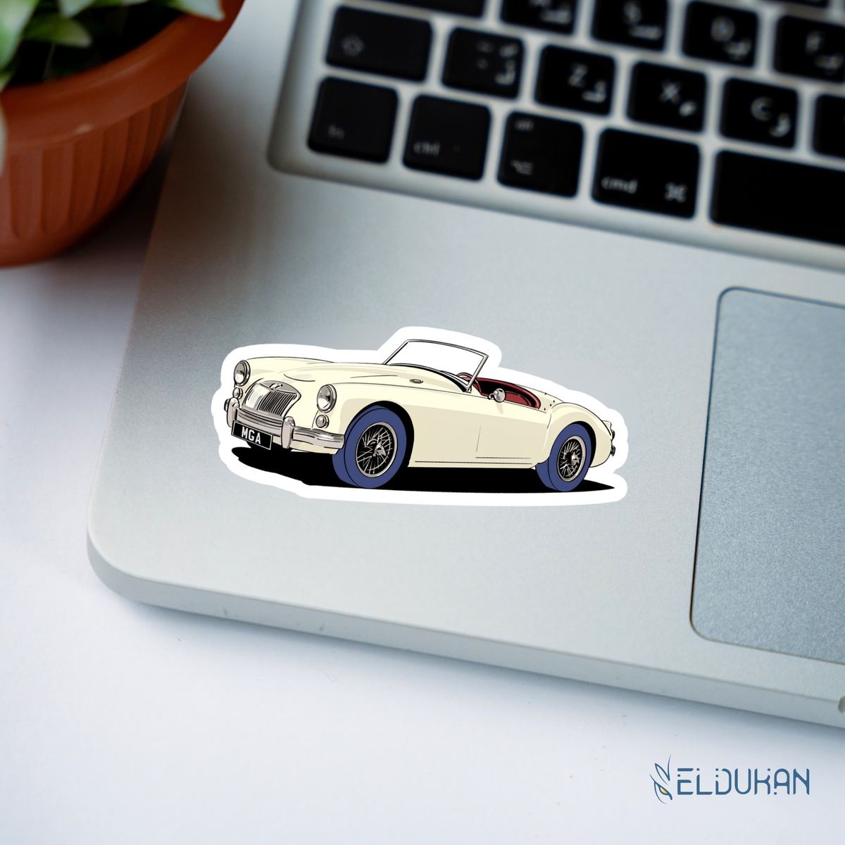 Classic car sticker