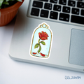 Red flower Sticker