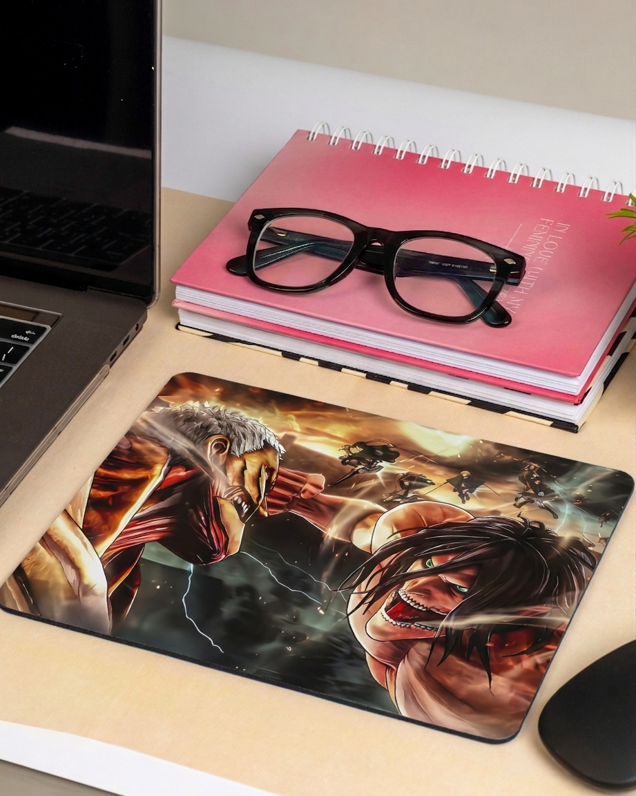 Attack on titans mouse pad