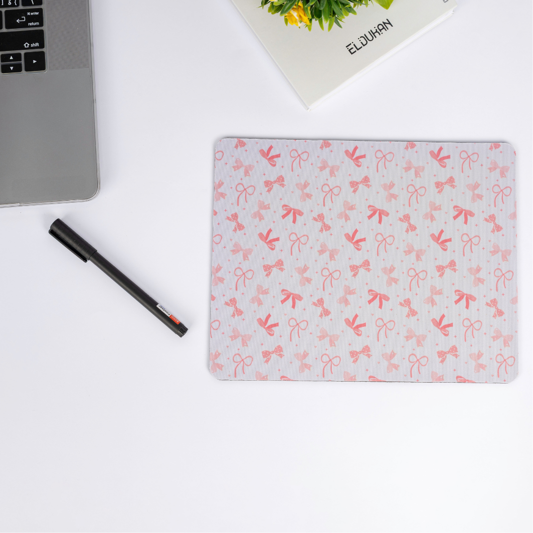 Pink Bow mouse pad