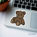 teddy bear sticker