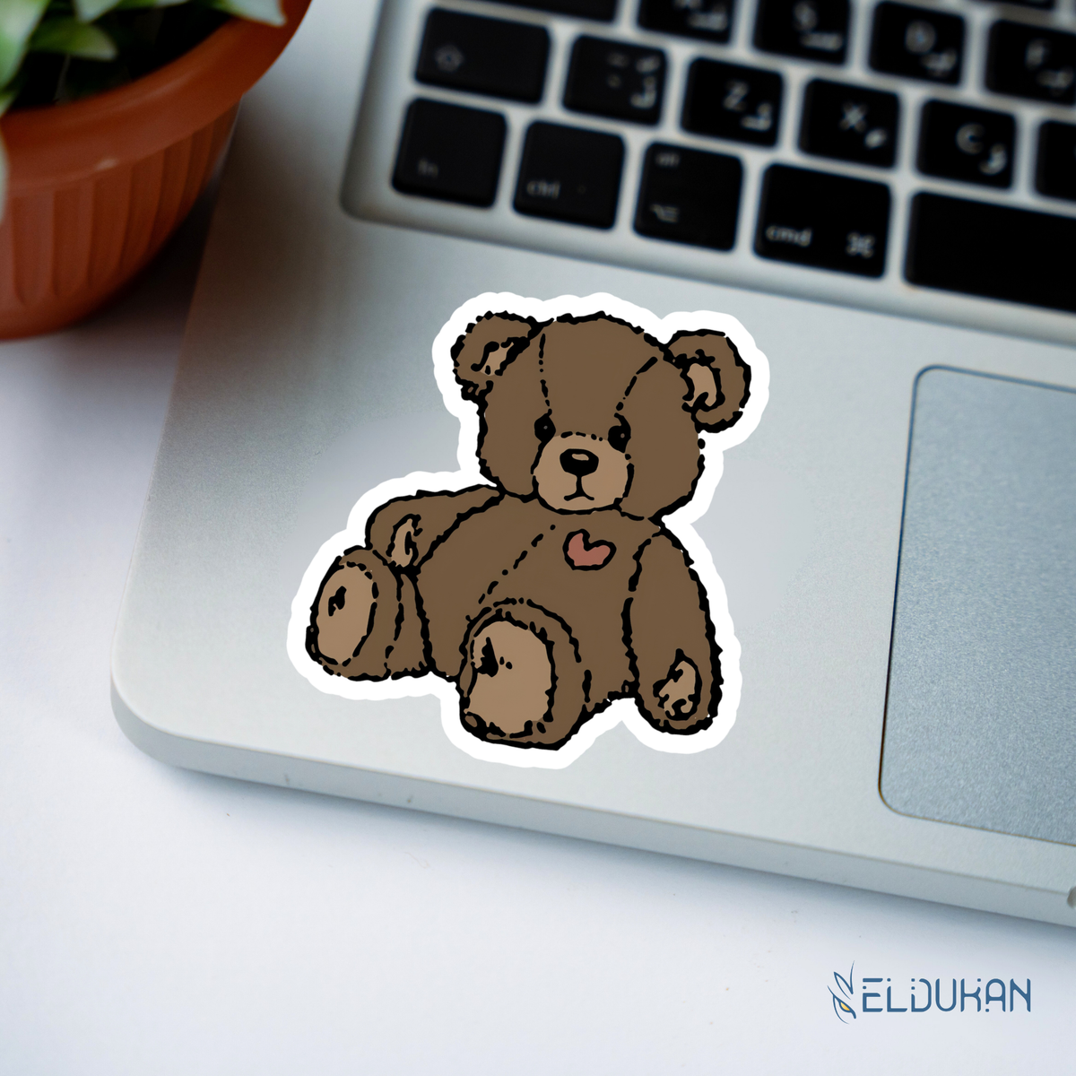 teddy bear sticker