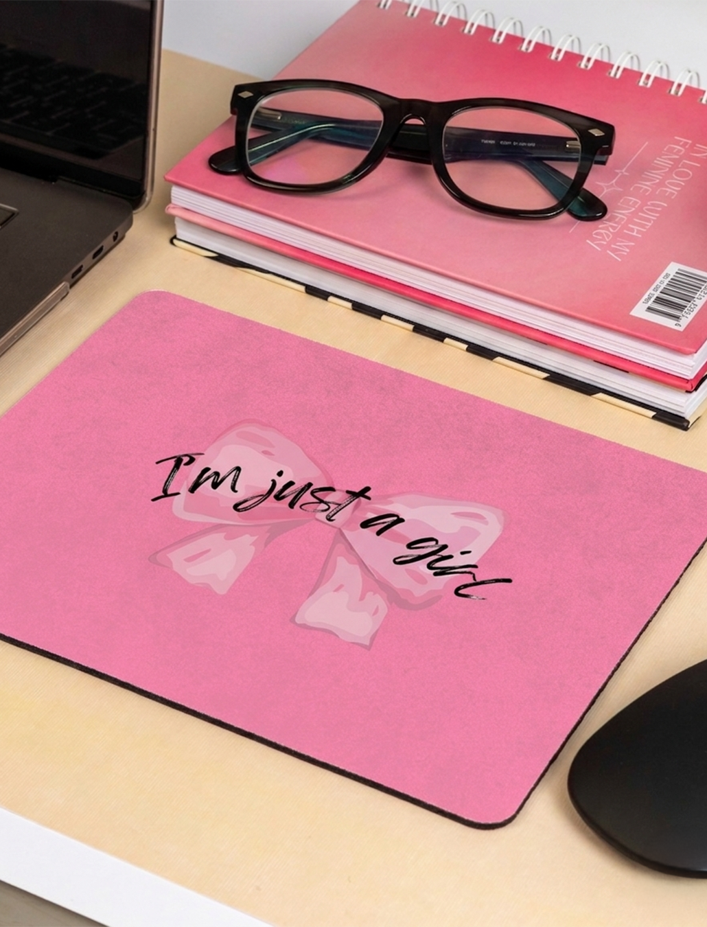 I’m just a girl mouse pad