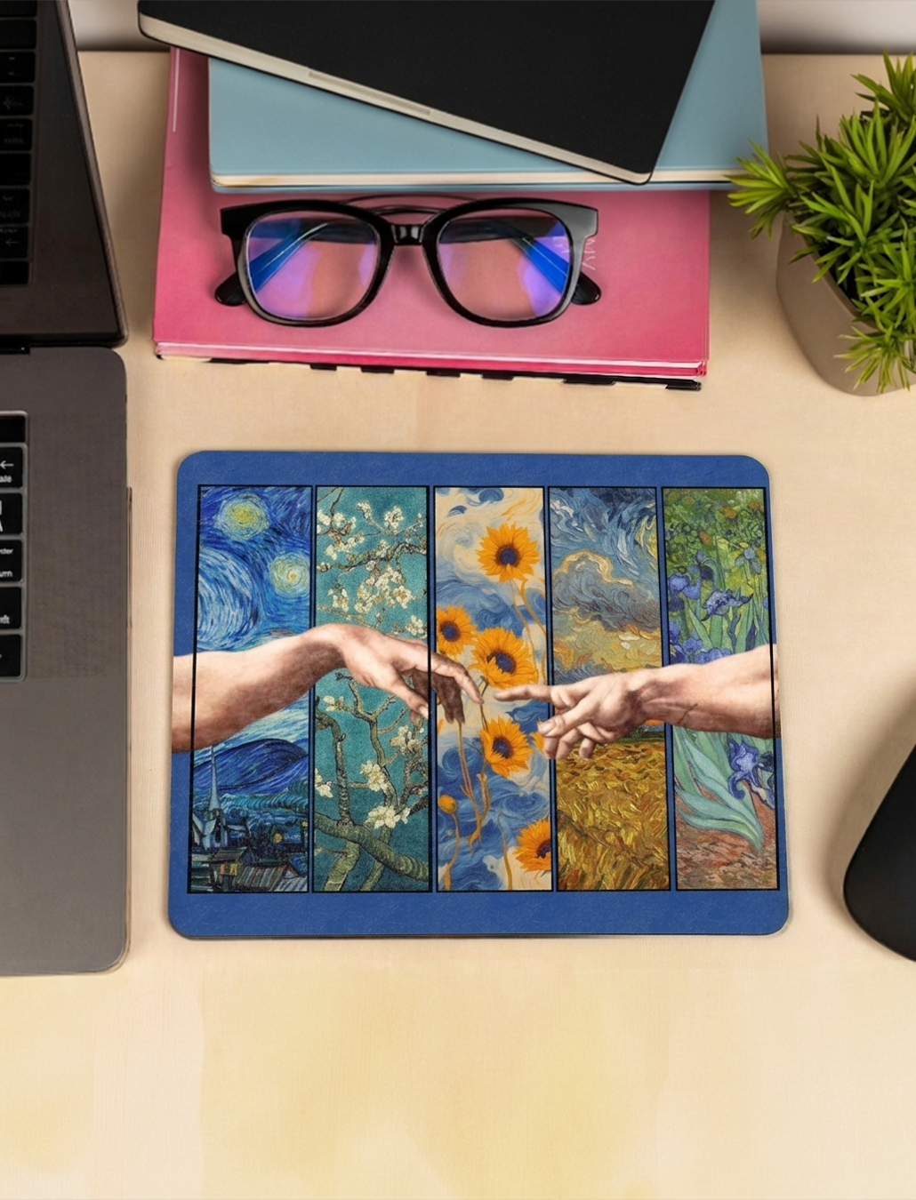 Van gogh paintings mouse pad
