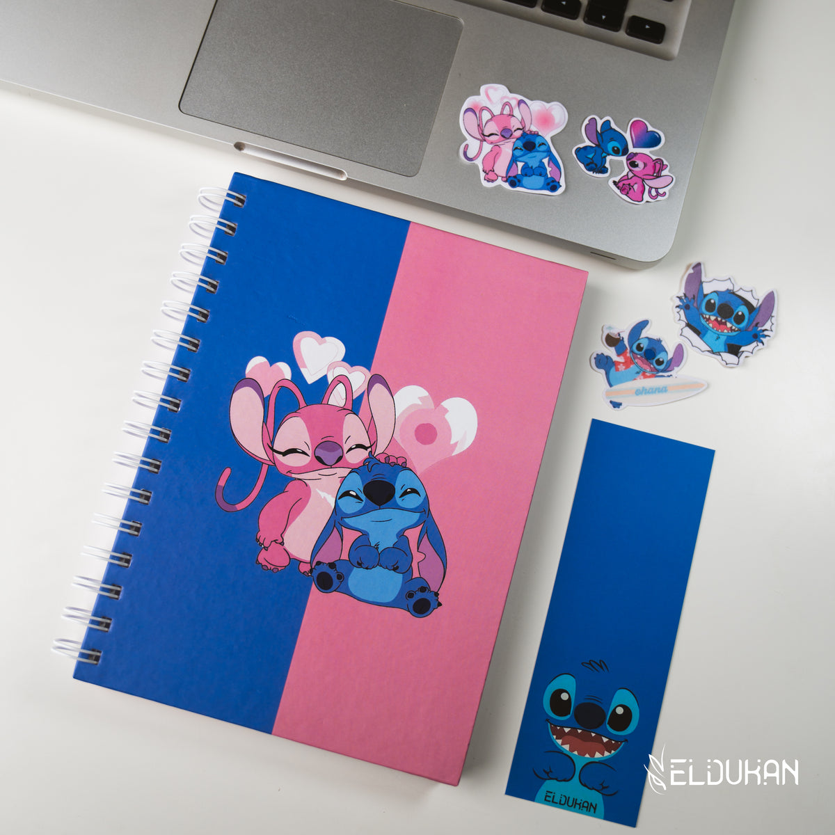 Stitch & angel notebook package