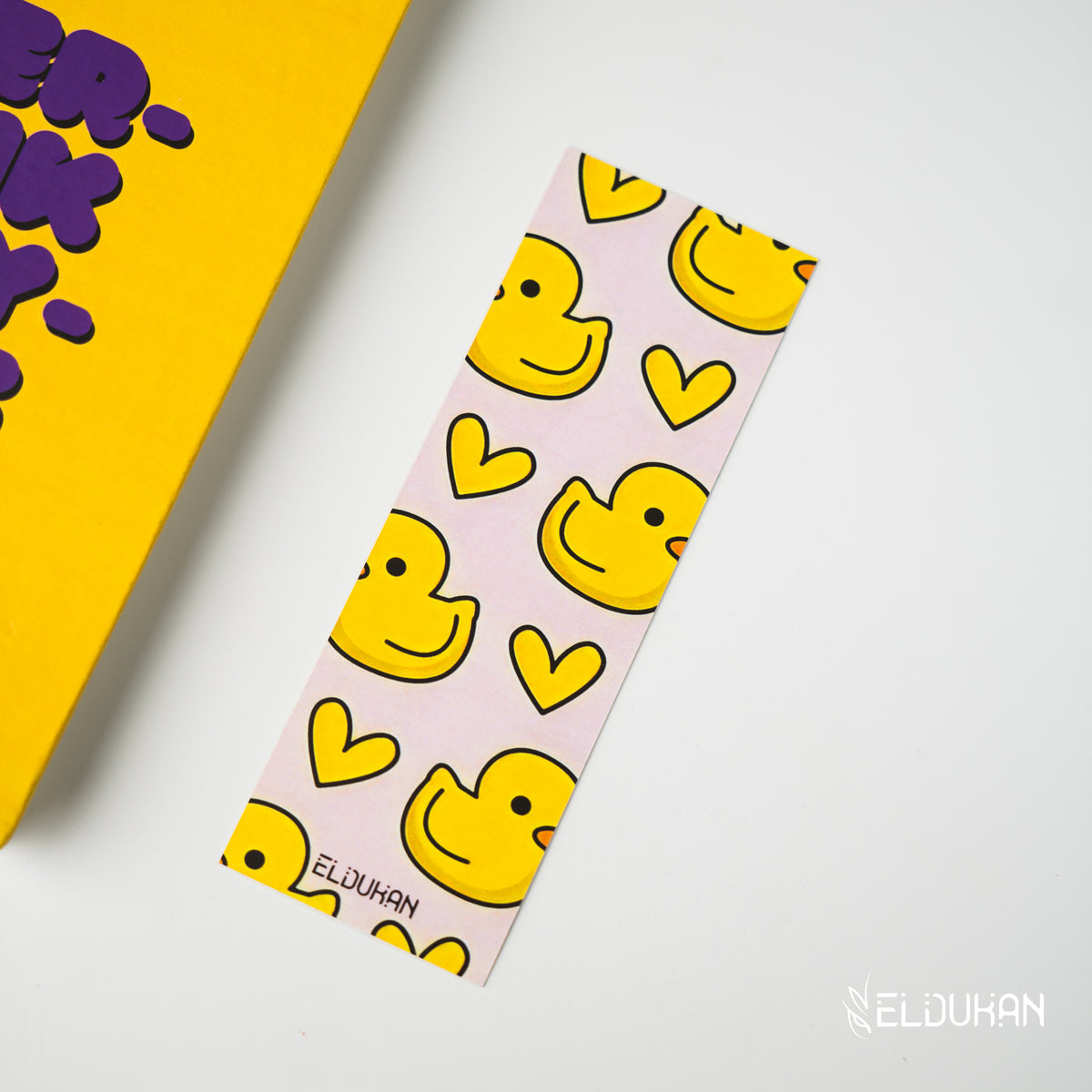 yellow duck bookmark