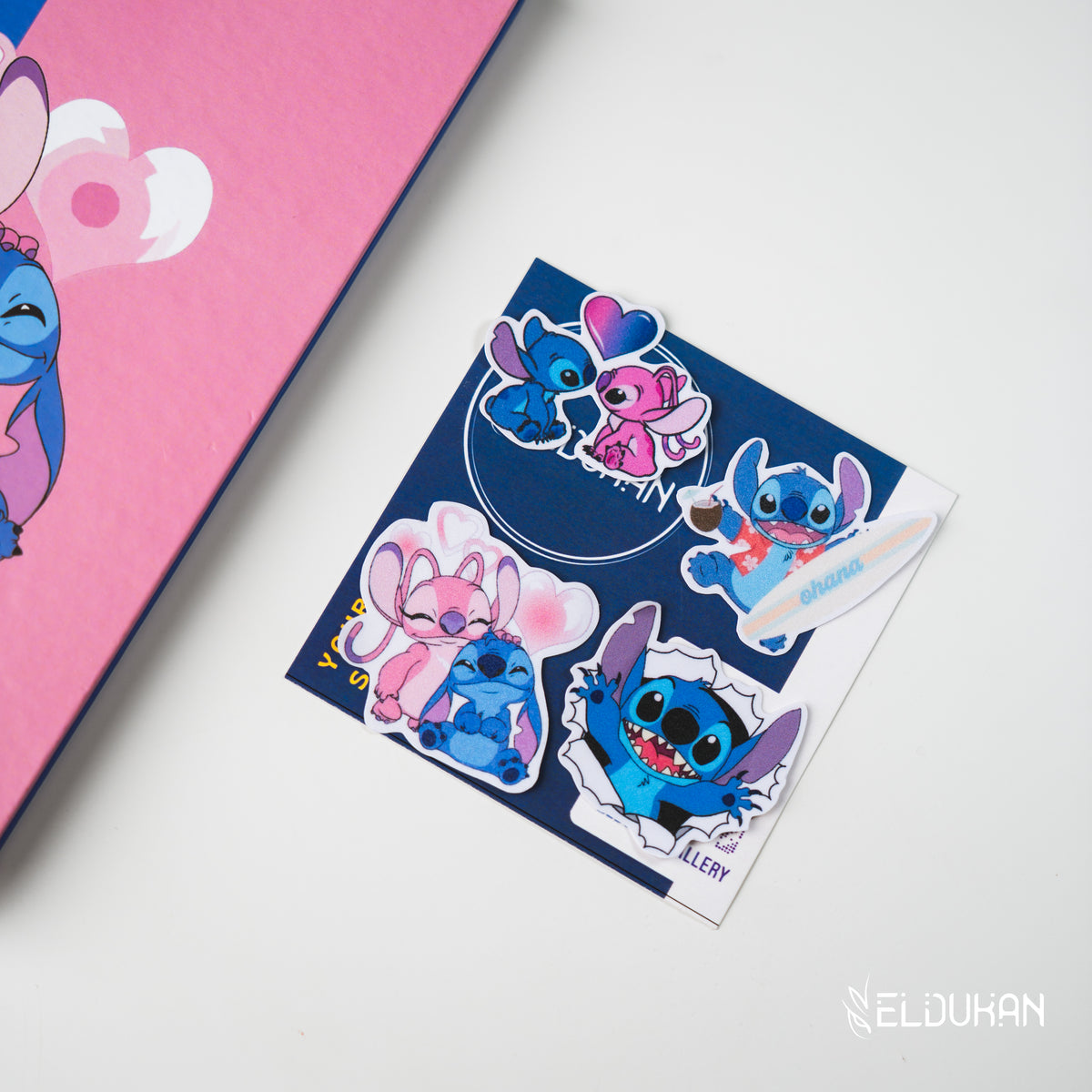 Stitch & angel notebook package