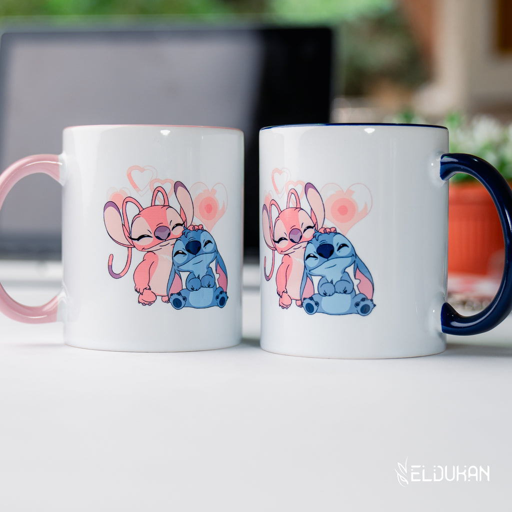 Stitch & Angel mugs set