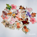 Flowers journal stickers