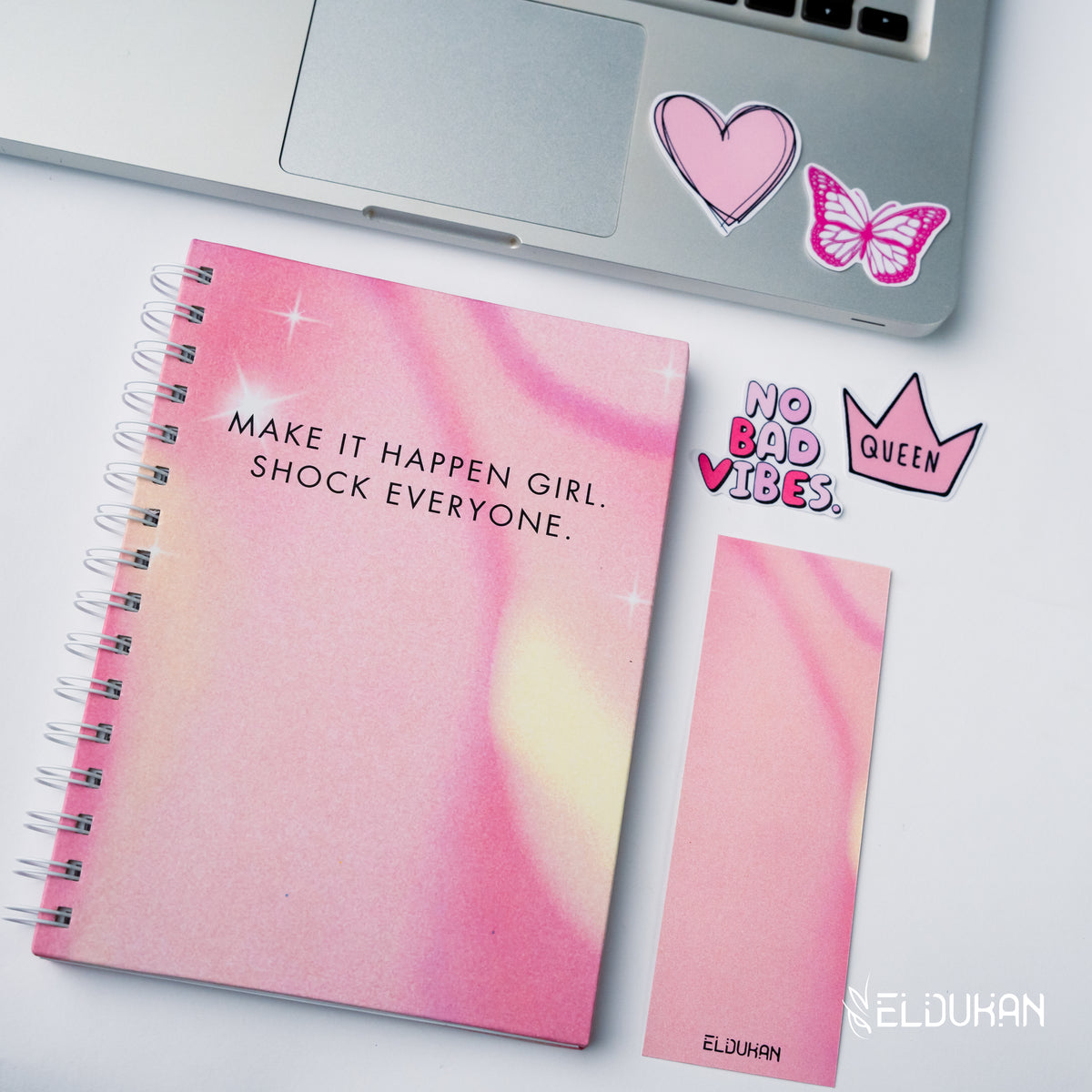 Make it happen girl notebook package