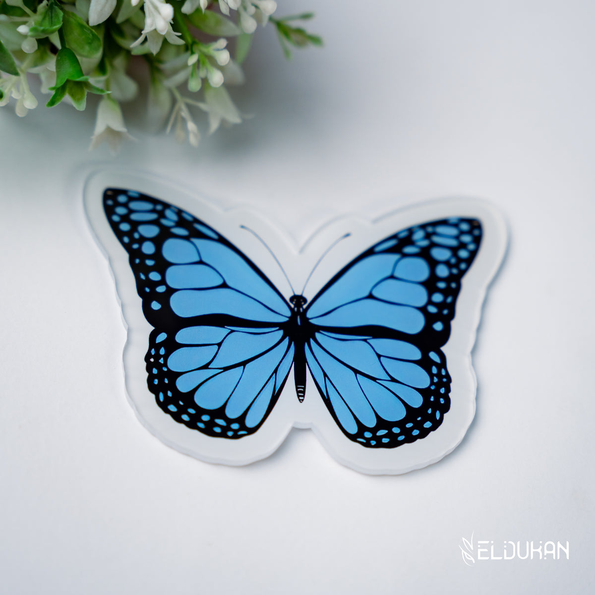 Butterfly acrylic coaster