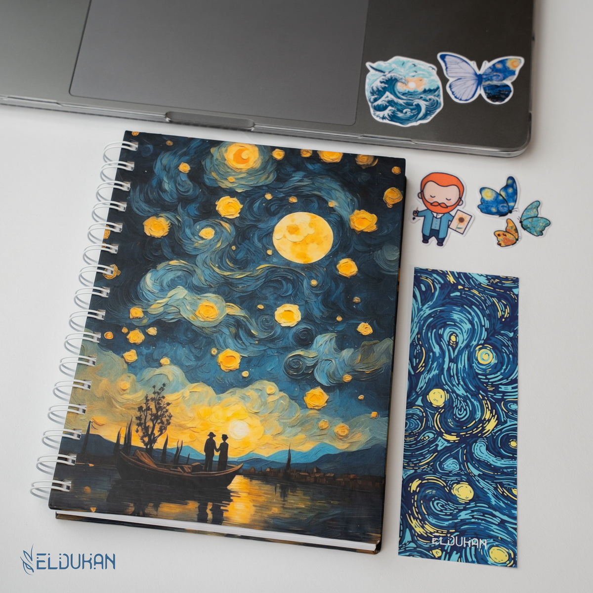 Dark Van Gogh notebook package