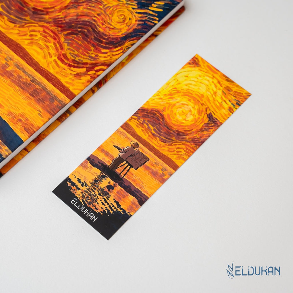 Orange Van Gogh notebook package