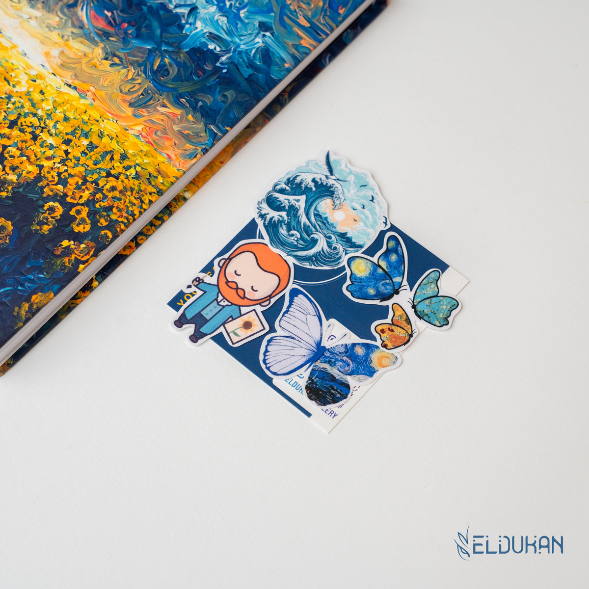 Blue art notebook package