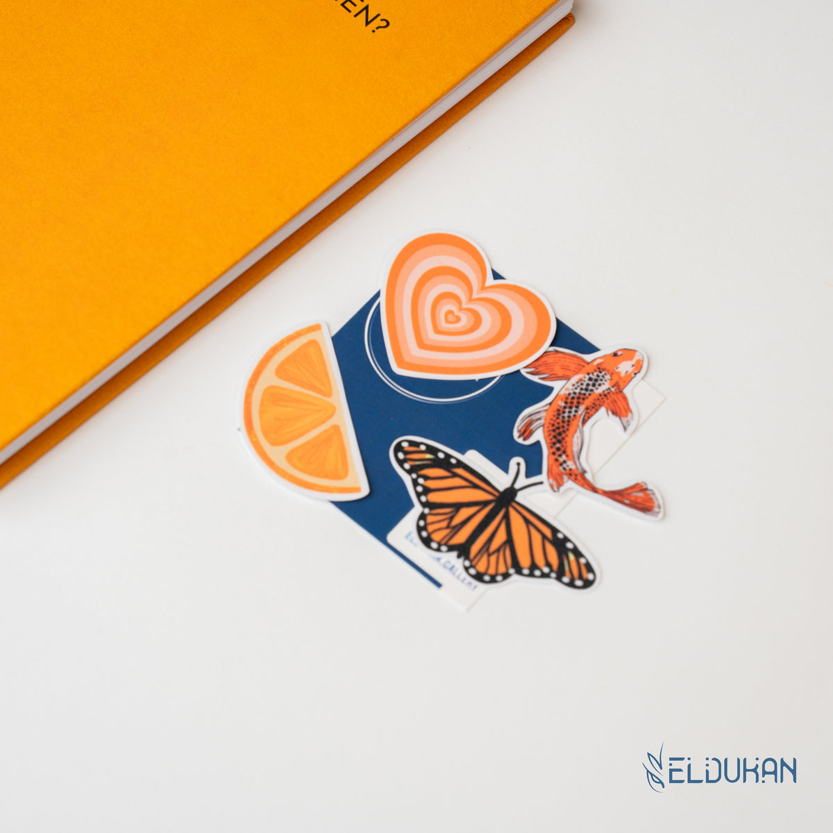 Orange stickers mini package