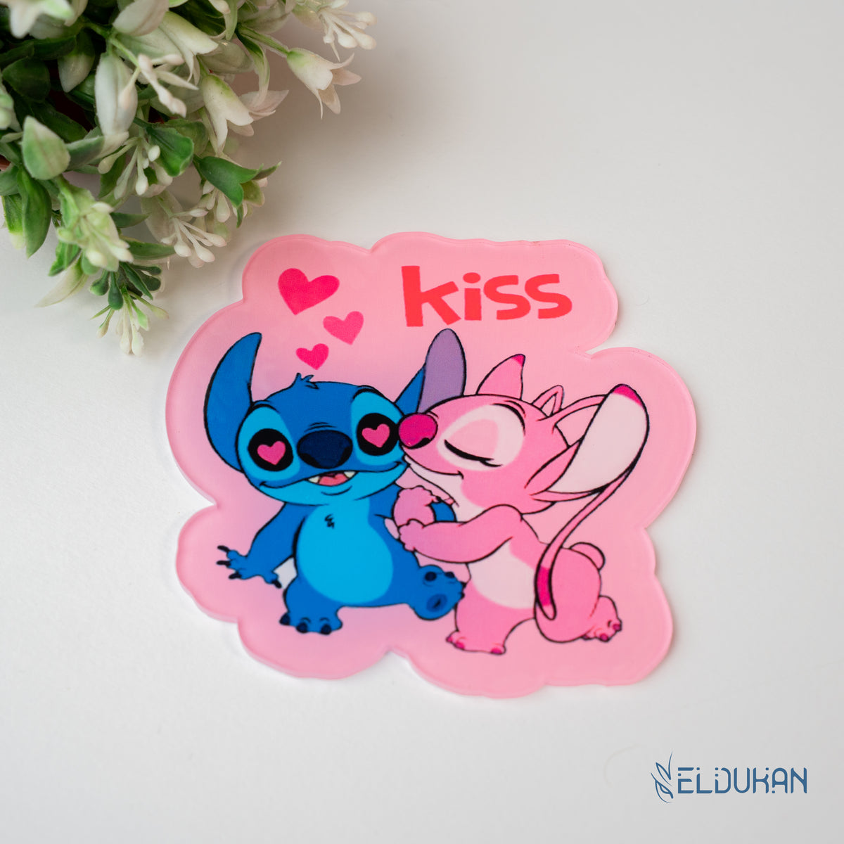 Stitch & Angel Acrylic coaster
