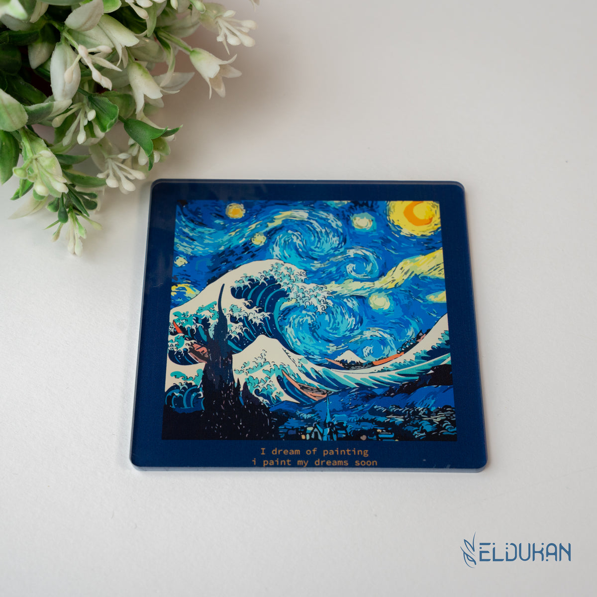 Van Gogh Starry night Acrylic coaster