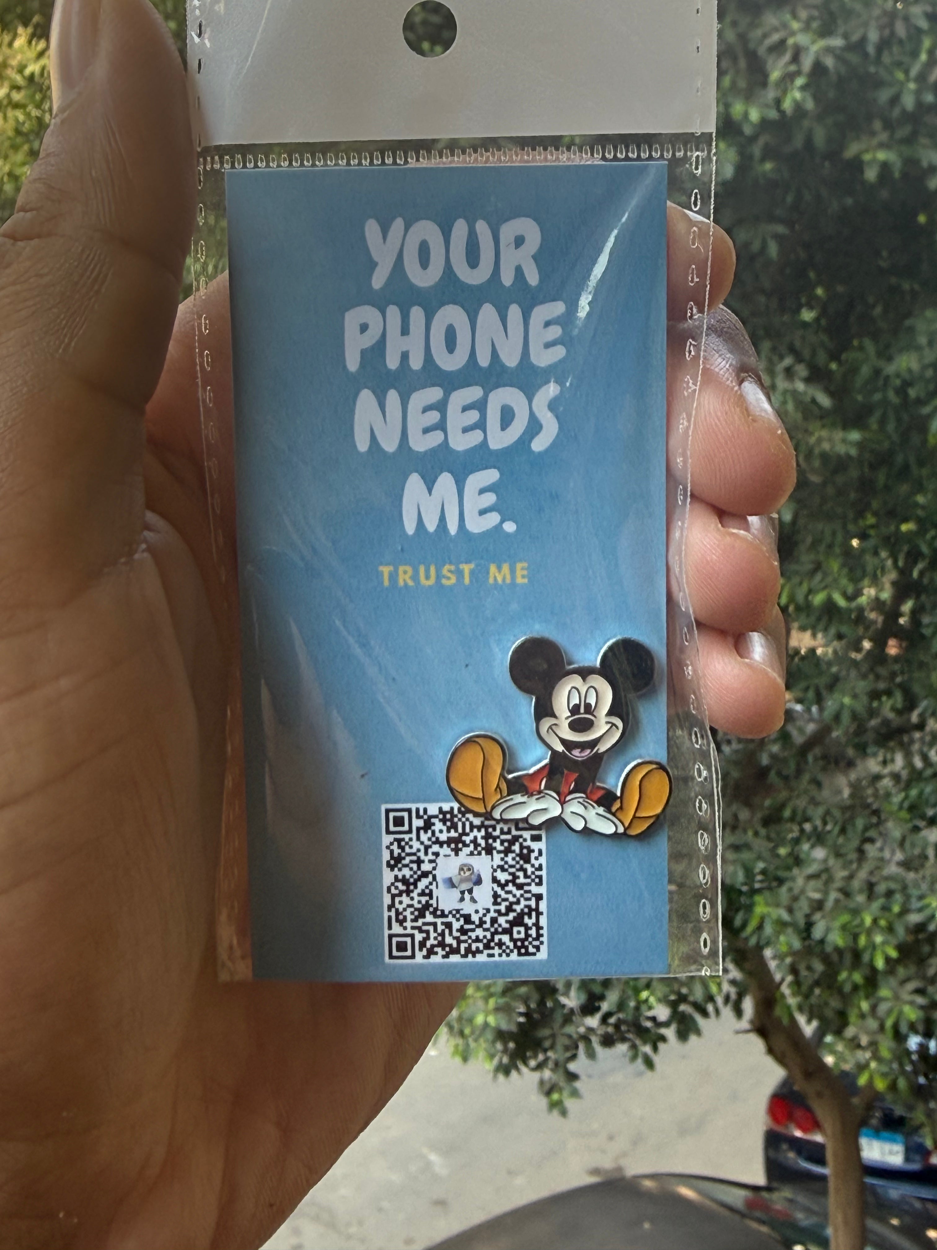 Mickey mouse Metallic sticker