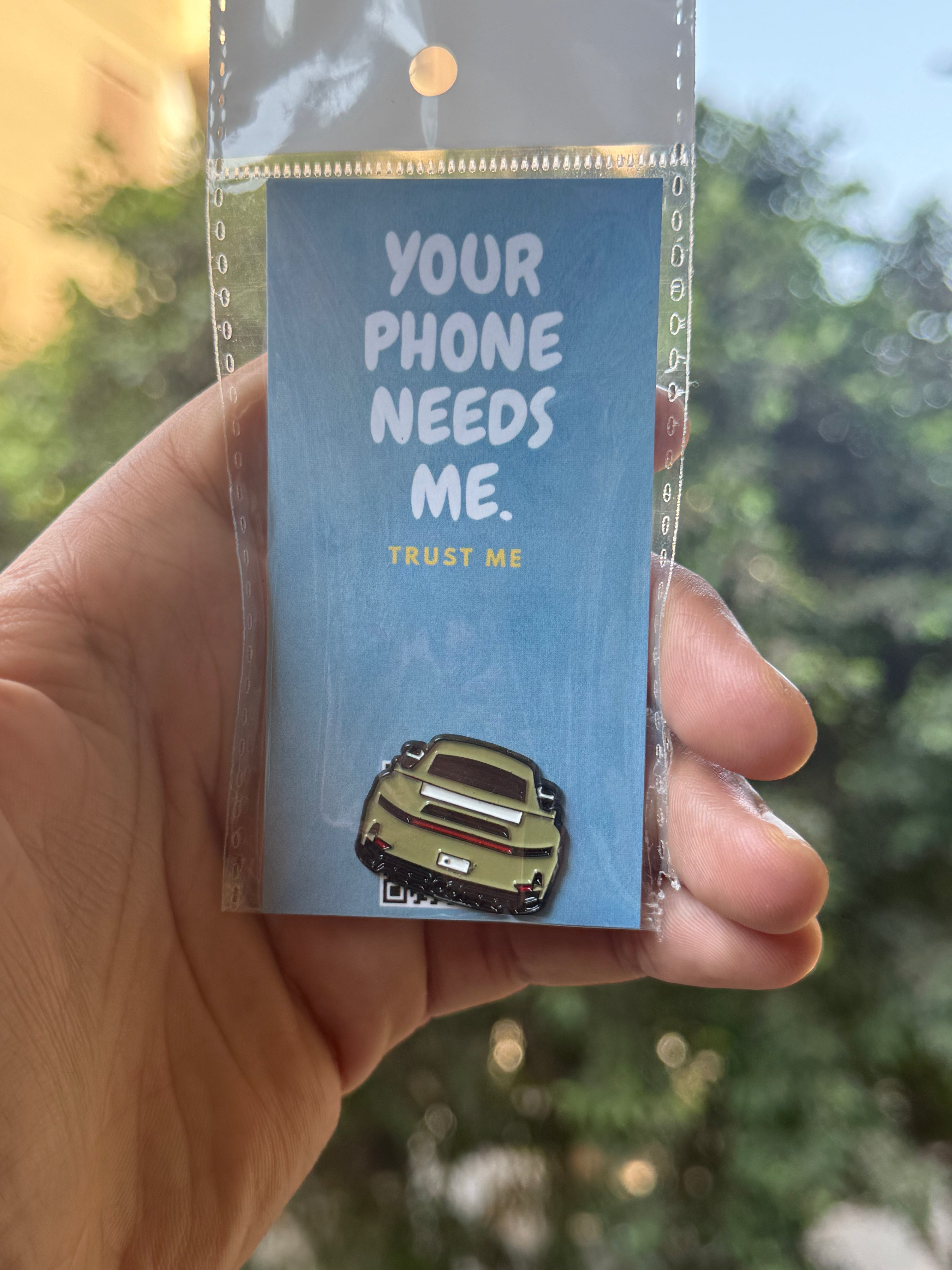 Green Car Metallic sticker
