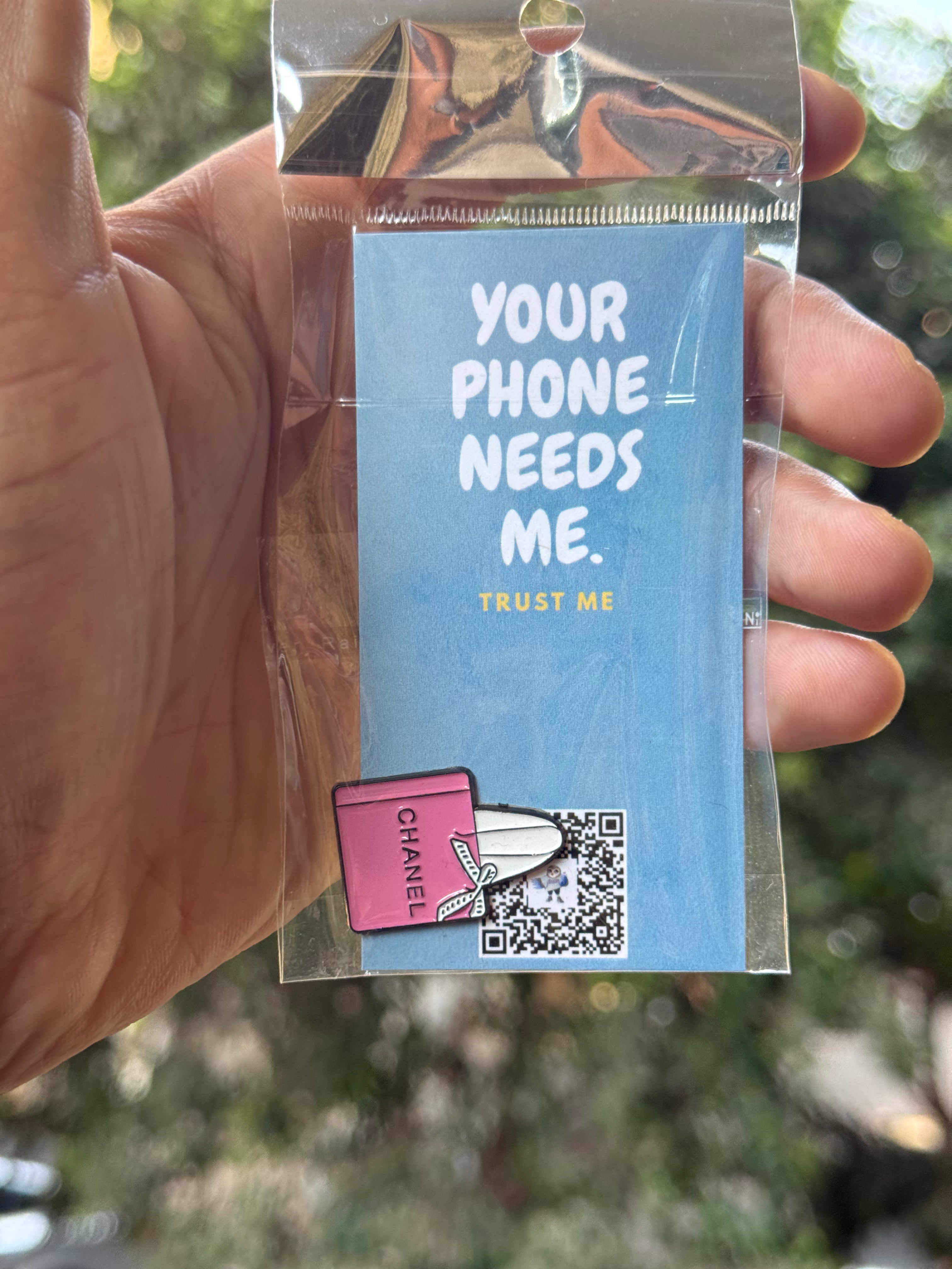 Channel bag Metalic sticker