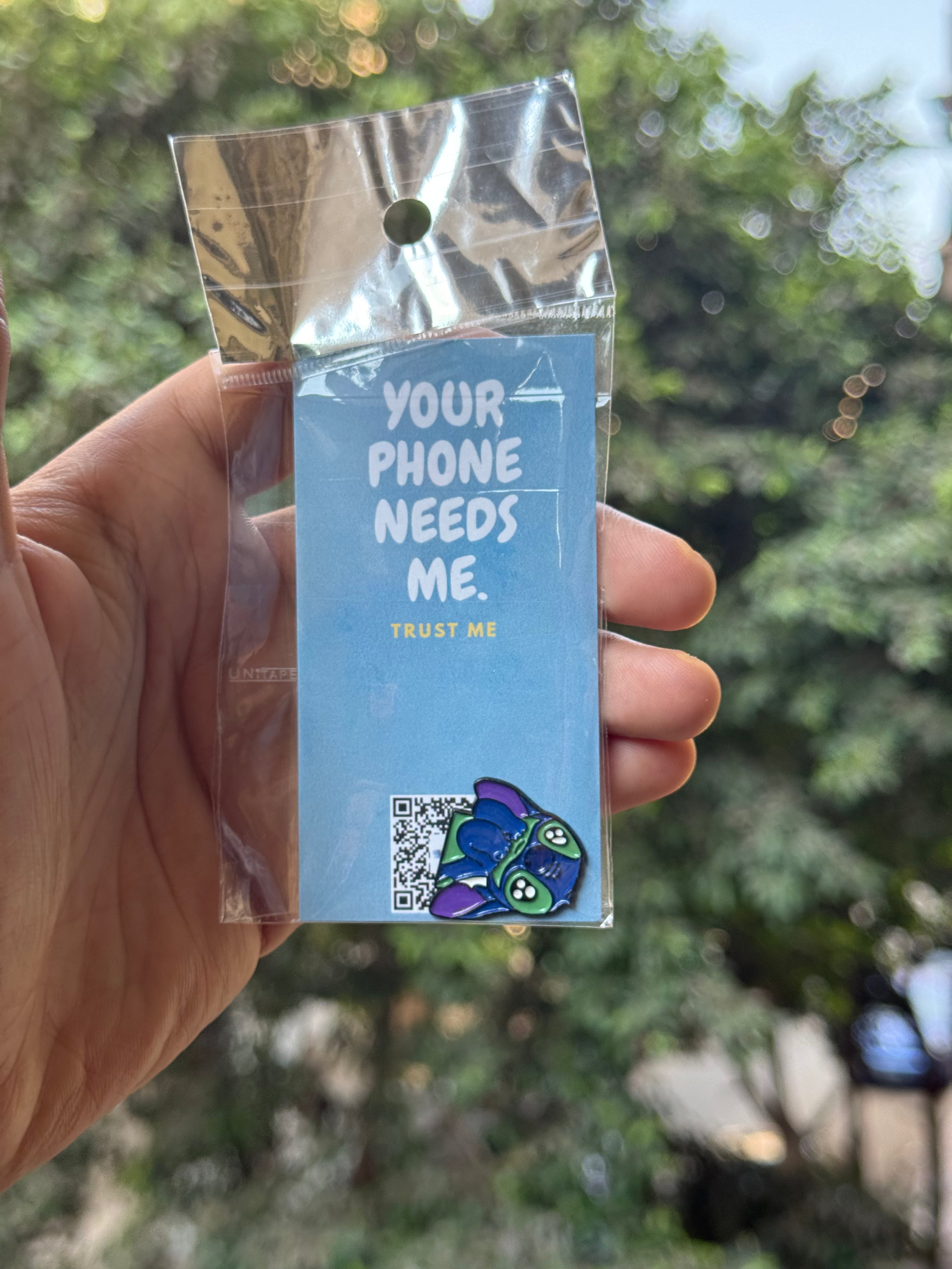 Stitch Metalic sticker