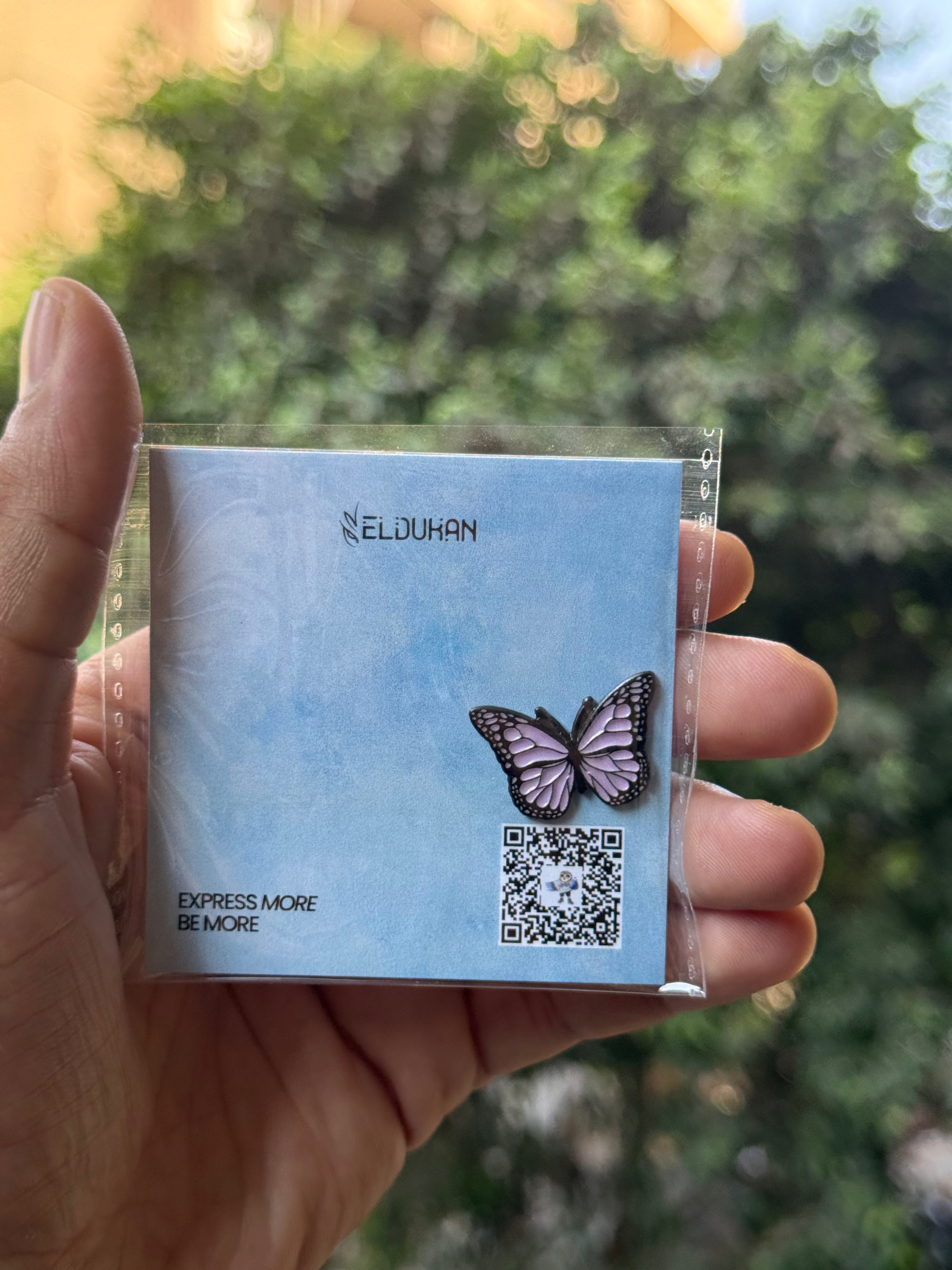 Butterfly Metalic sticker
