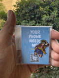 Luffy Metallic sticker