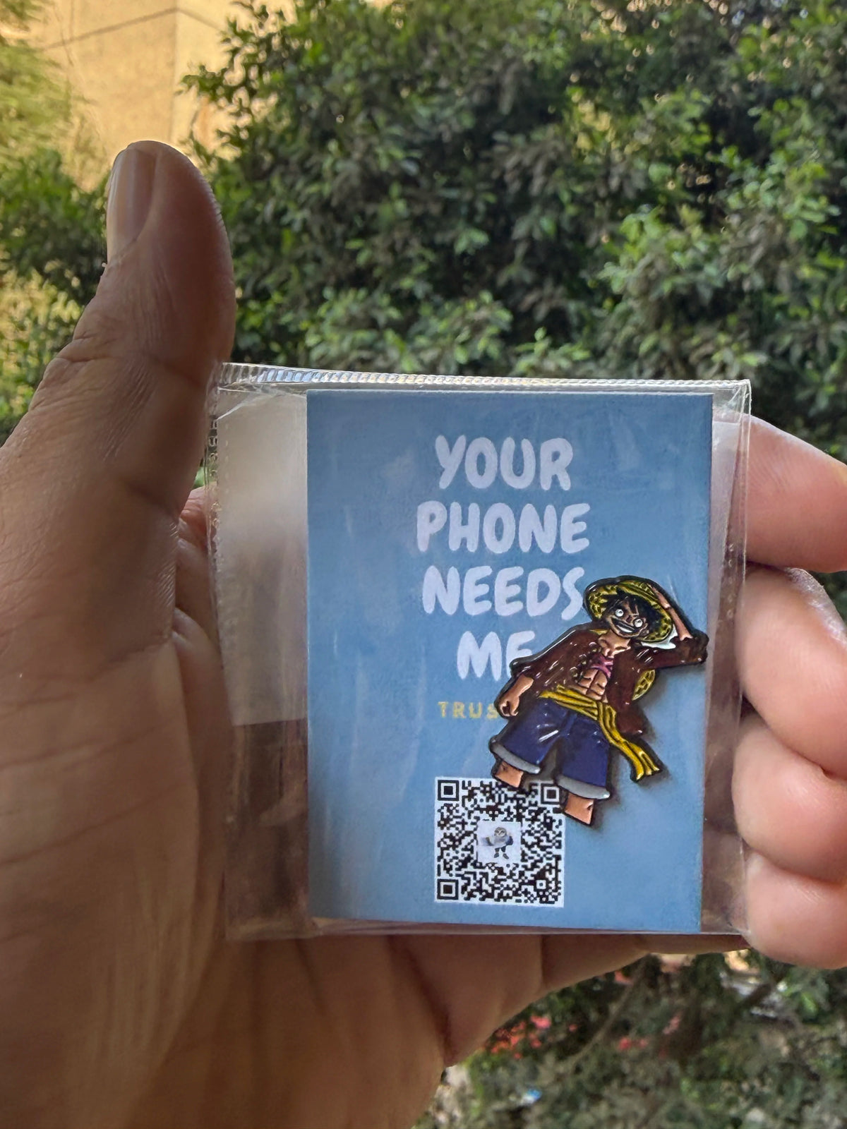 Luffy Metallic sticker