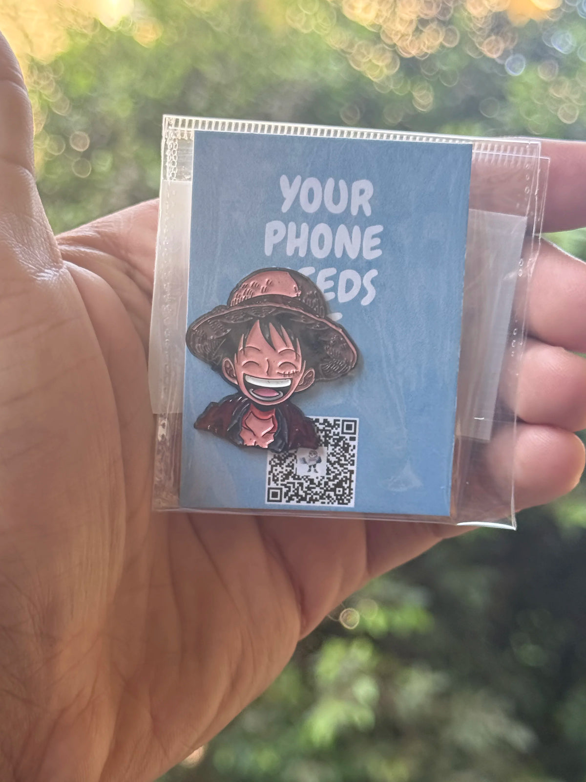 Luffy V2 Metallic sticker