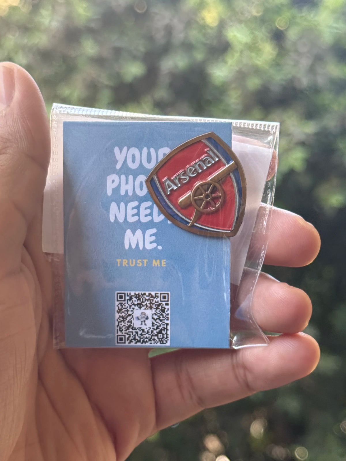 Arsenal Metallic sticker