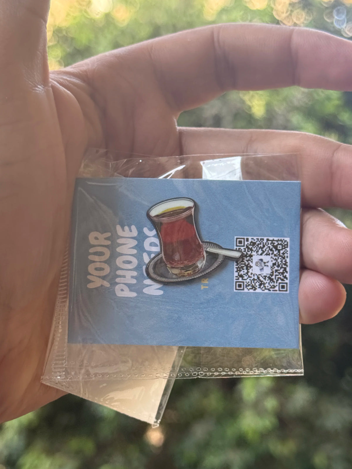 Tea Metallic sticker