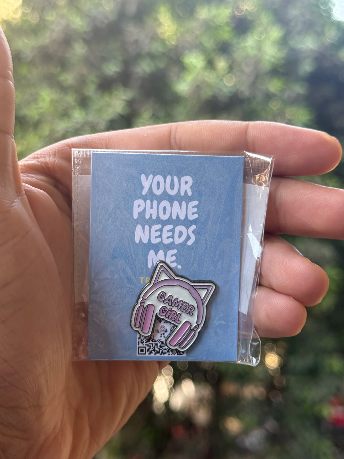 Gamer girl Metallic sticker