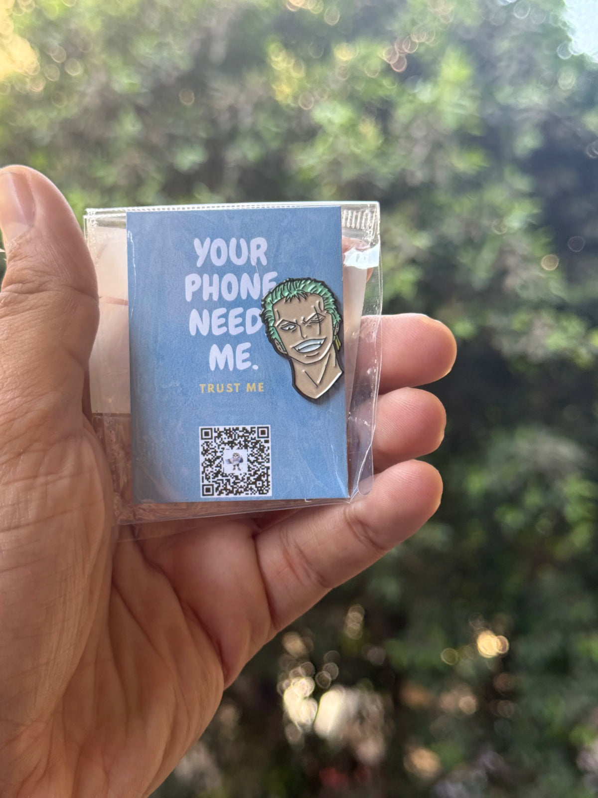 Zoro Face V2 Metallic sticker