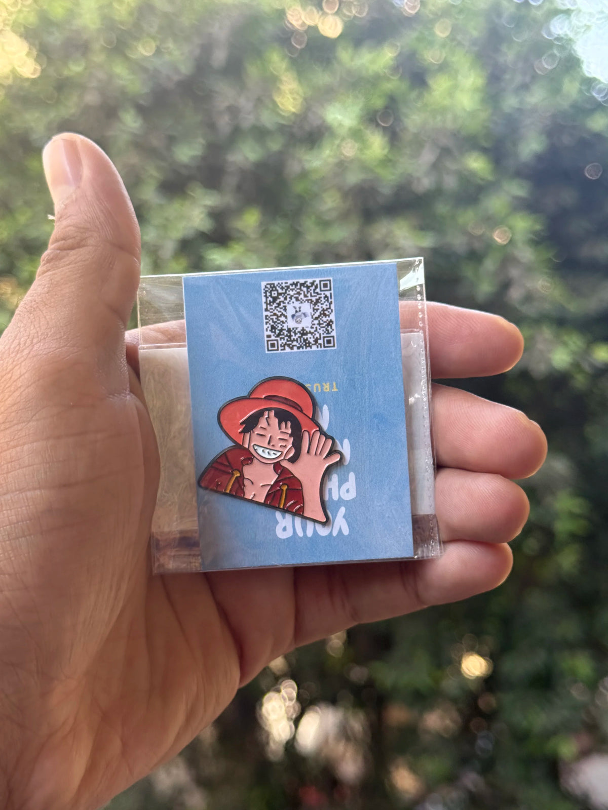 Hii Luffy Metallic sticker