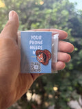 Luffy face Metallic sticker