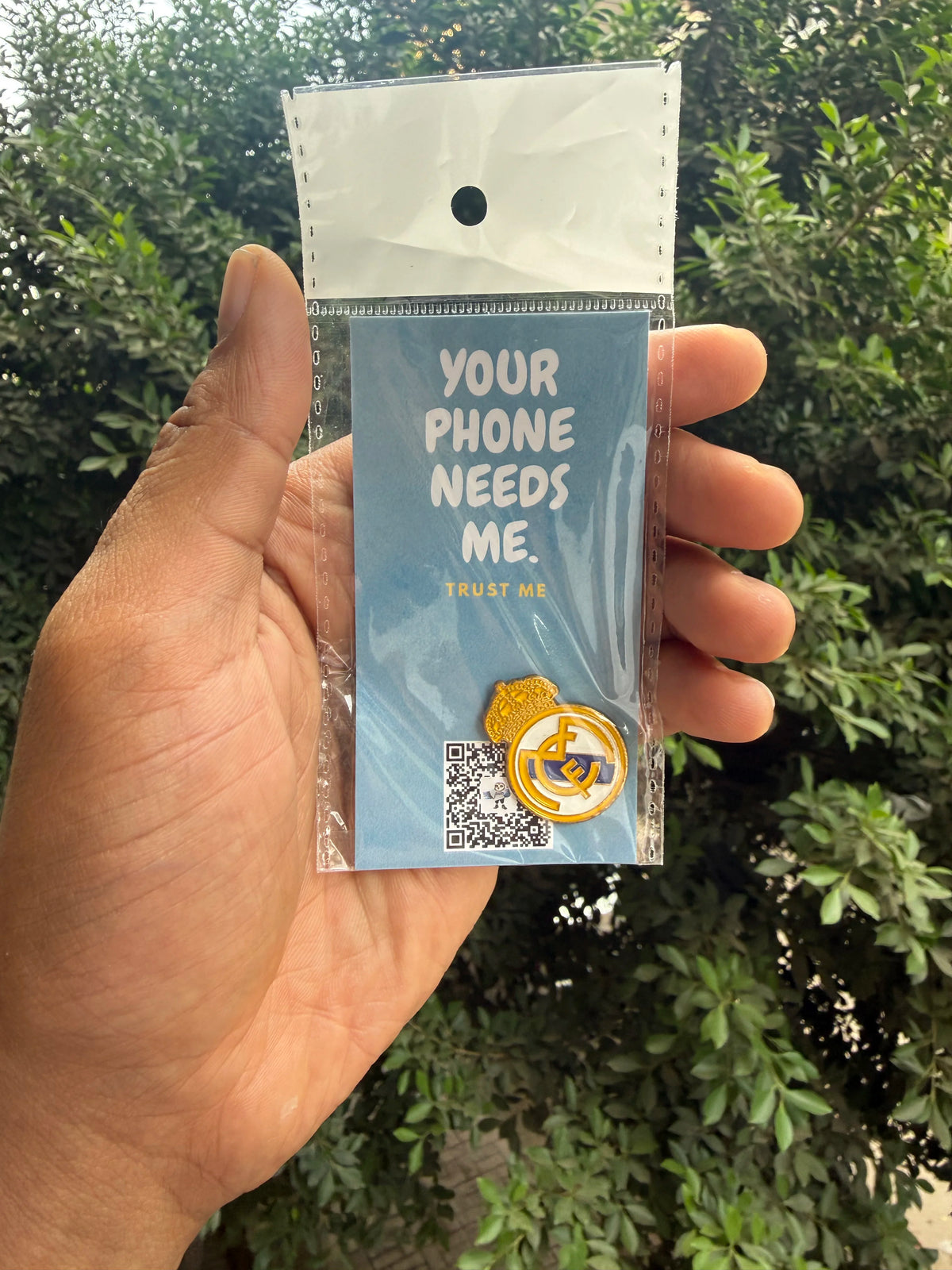 Real Madrid Metallic sticker