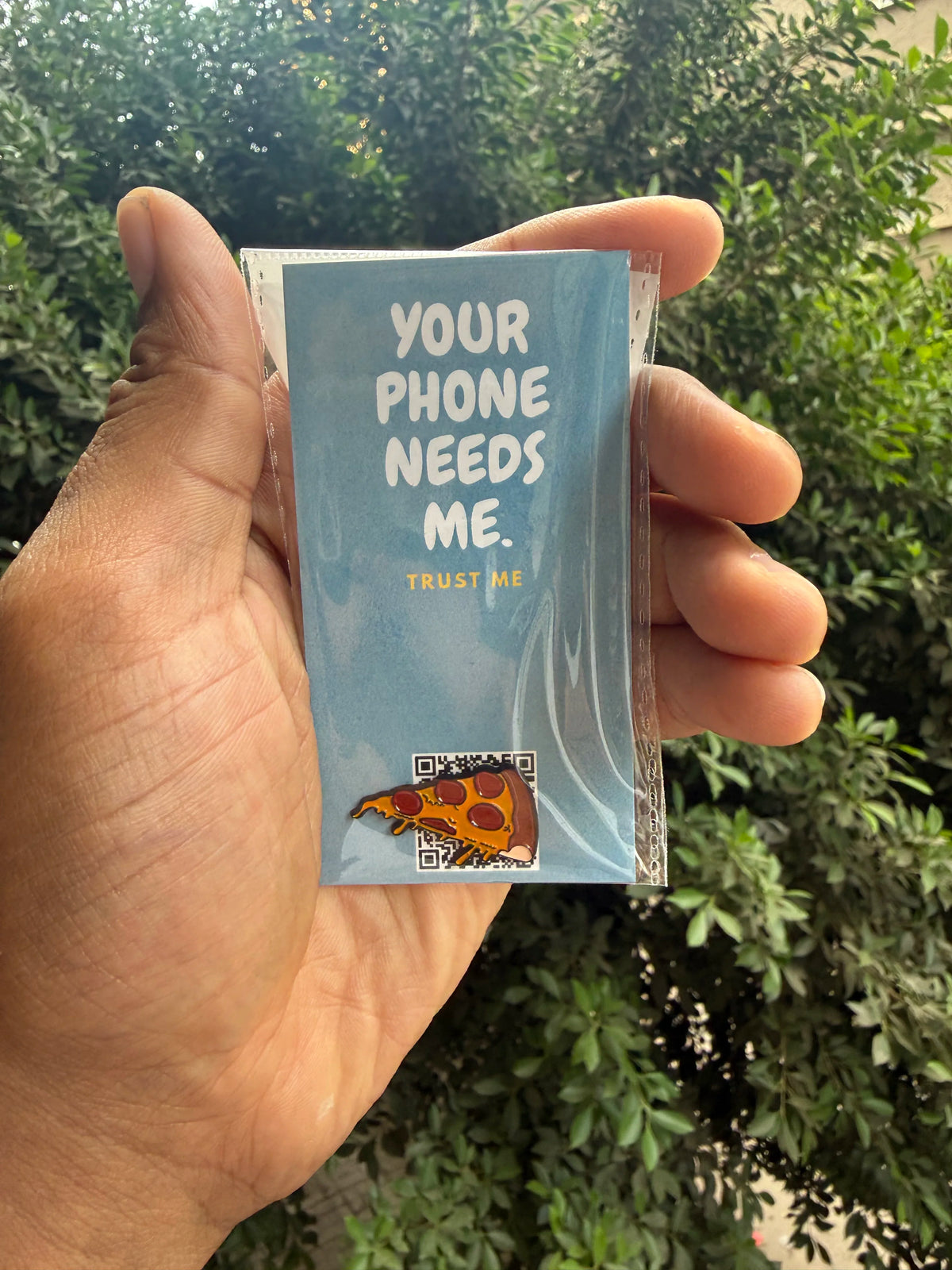 PIzza Slice Metallic sticker