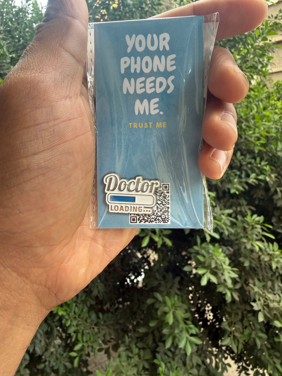 Doctor Loading Metallic sticker