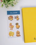 Ducks Sticker sheet