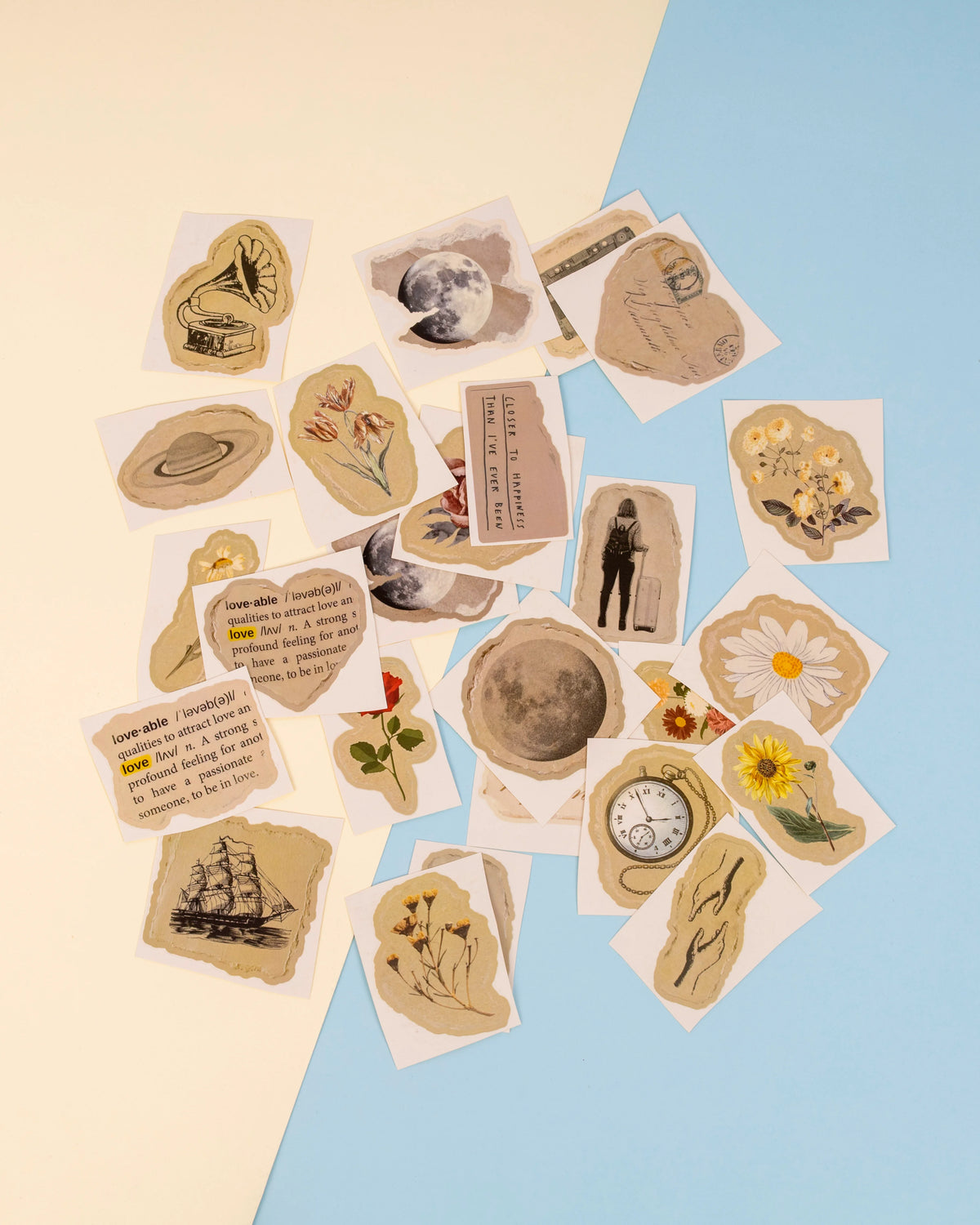 Art journal stickers